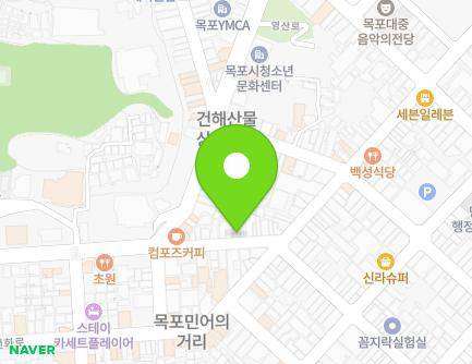 전라남도 목포시 해안로229번길 26 (대의동1가) 지도