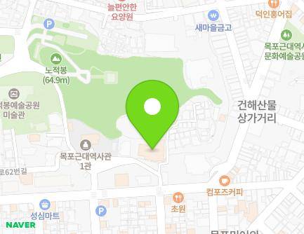 전라남도 목포시 영산로39번길 3 (대의동2가, 목포남부교회) 지도