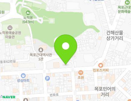 전라남도 목포시 영산로 35 (대의동2가) 지도