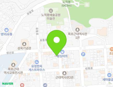 전라남도 목포시 해안로165번길 49-1 (대의동3가) 지도