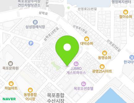 전라남도 목포시 삼학로52번길 8-1 (동명동) 지도