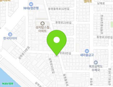 전라남도 목포시 동명들목로 11-1 (동명동) 지도
