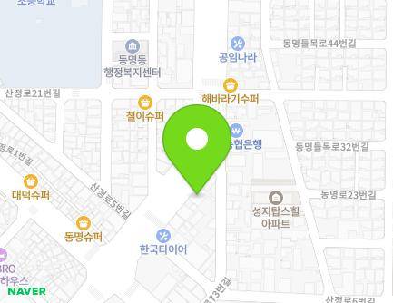 전라남도 목포시 산정로 12 (동명동) 지도