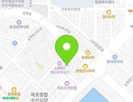 전라남도 목포시 해안로279번길 8-2 (동명동) 지도