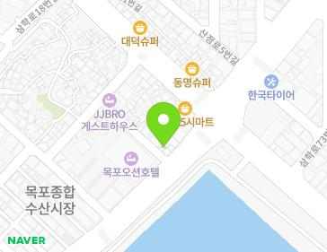 전라남도 목포시 해안로279번길 2 (동명동) 지도