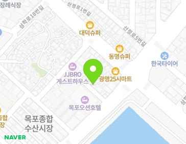 전라남도 목포시 해안로279번길 4-7 (동명동) 지도