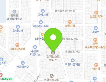 전라남도 목포시 동명들목로 23 (동명동, 성지탑스힐) 지도