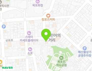전라남도 목포시 번화로 42-1 (만호동) 지도