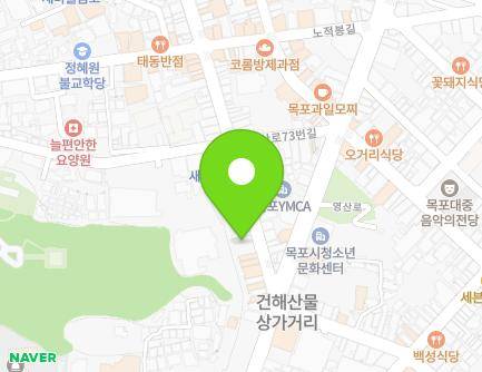 전라남도 목포시 영산로59번길 5 (무안동) 지도