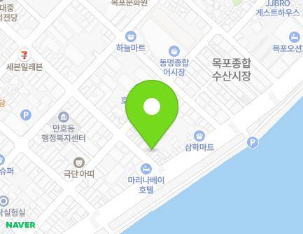 전라남도 목포시 해안로249번길 4 (보광동1가) 지도