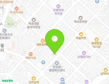 전라남도 목포시 해안로249번길 17 (보광동3가) 지도