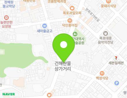 전라남도 목포시 영산로 60 (복만동) 지도