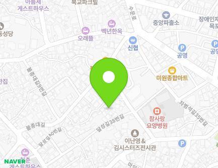 전라남도 목포시 불종대길12번길 14-4 (북교동) 지도