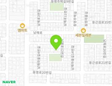 전라남도 목포시 남해로12번길 6-1 (산정동) 지도