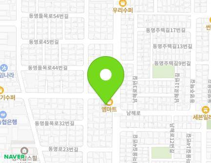 전라남도 목포시 동명로 33 (산정동) 지도