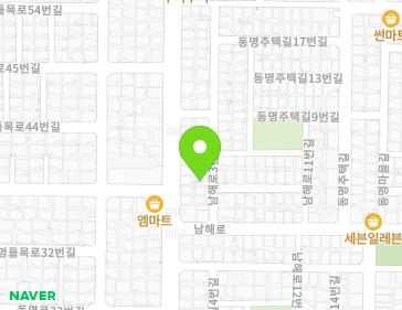 전라남도 목포시 남해로3번길 3-1 (산정동) 지도