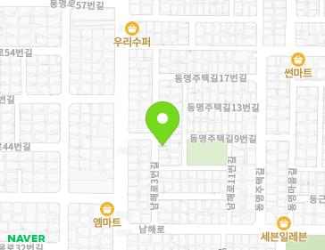 전라남도 목포시 남해로3번길 10 (산정동) 지도