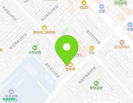 전라남도 목포시 터진목로15번안길 13-1 (산정동) 지도