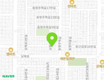 전라남도 목포시 남해로11번길 4 (산정동) 지도