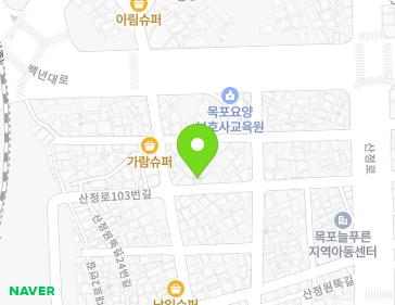 전라남도 목포시 산정로103번길 14-1 (산정동) 지도