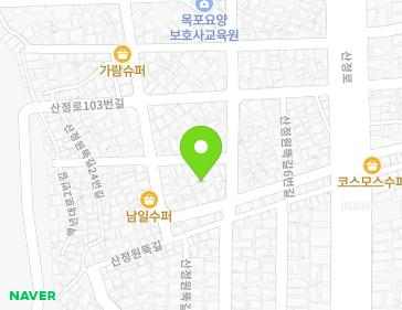 전라남도 목포시 산정안로41번길 1-4 (산정동) 지도