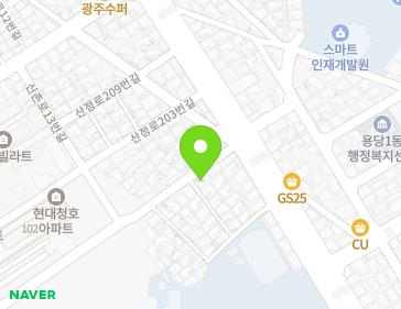 전라남도 목포시 산정로199번길 3-1 (산정동) 지도