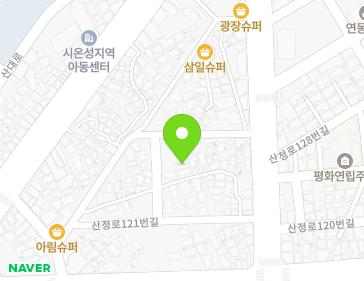 전라남도 목포시 산정로129번길 7-1 (산정동) 지도