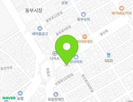 전라남도 목포시 영산로 246-1 (산정동) 지도