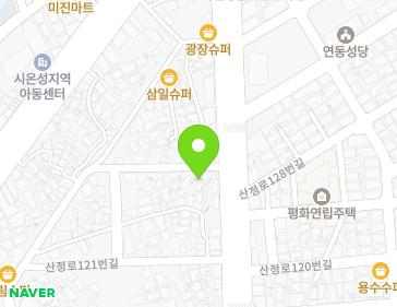 전라남도 목포시 산정로129번길 3 (산정동) 지도