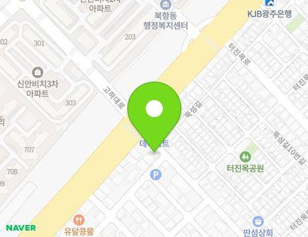 전라남도 목포시 고하대로642번길 4 (산정동) 지도