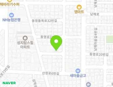전라남도 목포시 동명들목로 22-3 (산정동) 지도