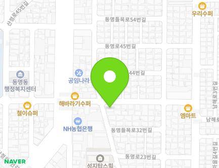 전라남도 목포시 동명들목로 36 (산정동) 지도