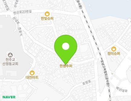 전라남도 목포시 호정로37번길 13 (산정동) 지도