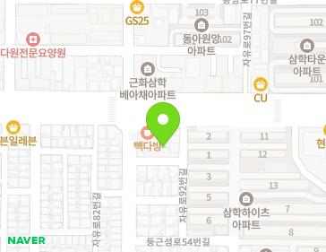 전라남도 목포시 자유로92번길 4-1 (산정동) 지도