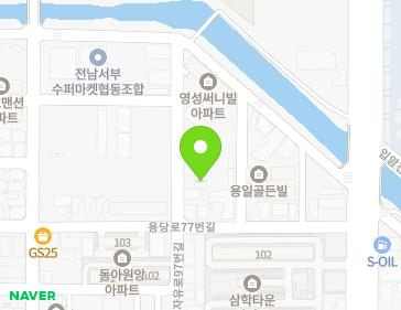 전라남도 목포시 자유로97번길 16 (산정동) 지도