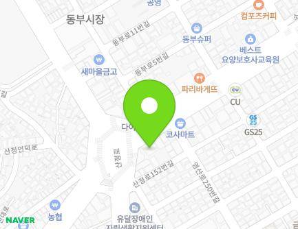 전라남도 목포시 영산로 246 (산정동) 지도