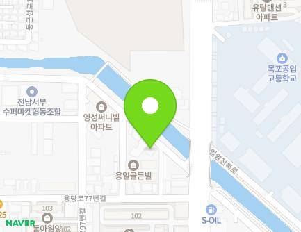 전라남도 목포시 입암천남로 27 (산정동) 지도