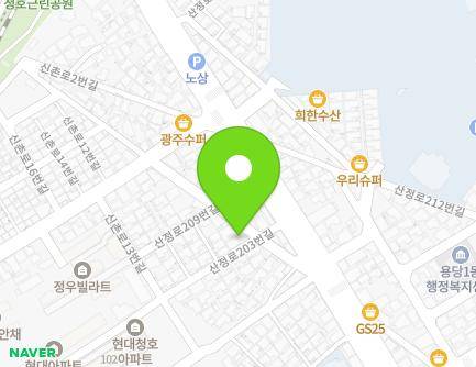 전라남도 목포시 산정로203번길 4-1 (산정동) 지도