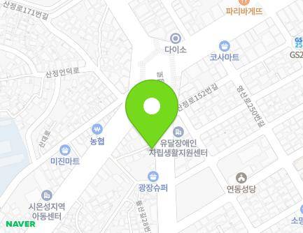 전라남도 목포시 산정로 145 (산정동) 지도