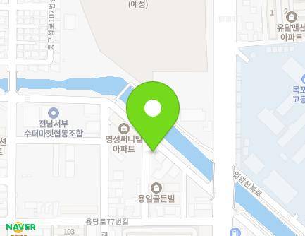 전라남도 목포시 입암천남로 33 (산정동) 지도