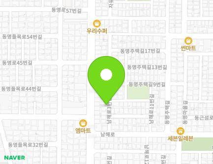 전라남도 목포시 남해로3번길 5-1 (산정동) 지도