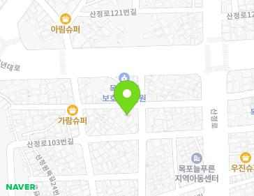 전라남도 목포시 산정로109번길 11 (산정동) 지도