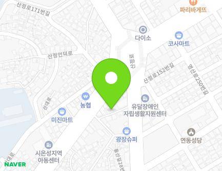 전라남도 목포시 산정로 147 (산정동) 지도