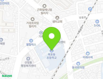전라남도 목포시 산정로 245 (산정동) 지도