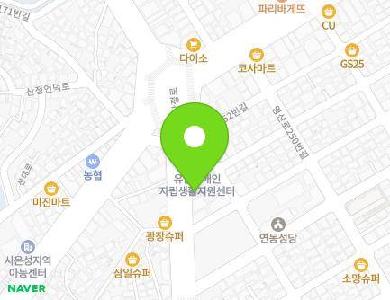 전라남도 목포시 산정로 146 (산정동) 지도