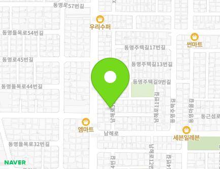 전라남도 목포시 남해로3번길 5 (산정동) 지도