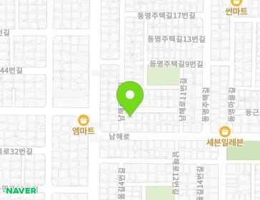 전라남도 목포시 남해로3번길 2 (산정동) 지도