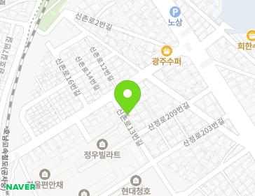 전라남도 목포시 신촌로13번길 3-1 (산정동) 지도