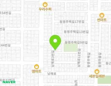 전라남도 목포시 남해로3번길 8 (산정동) 지도