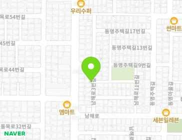 전라남도 목포시 남해로3번길 7 (산정동) 지도